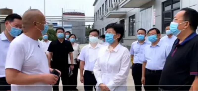 焦作市委書記葛巧紅一行蒞臨旭瑞集團參觀調(diào)研！